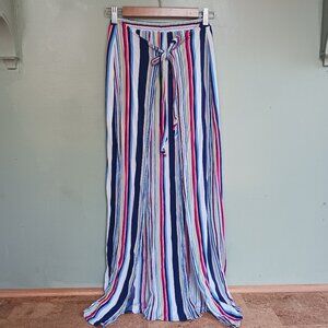 Full-Length Striped Skirt
